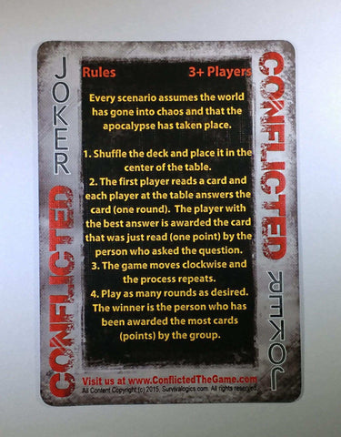 Image of Conflicted: Deck 1 - Downfall - Conflicted the Game