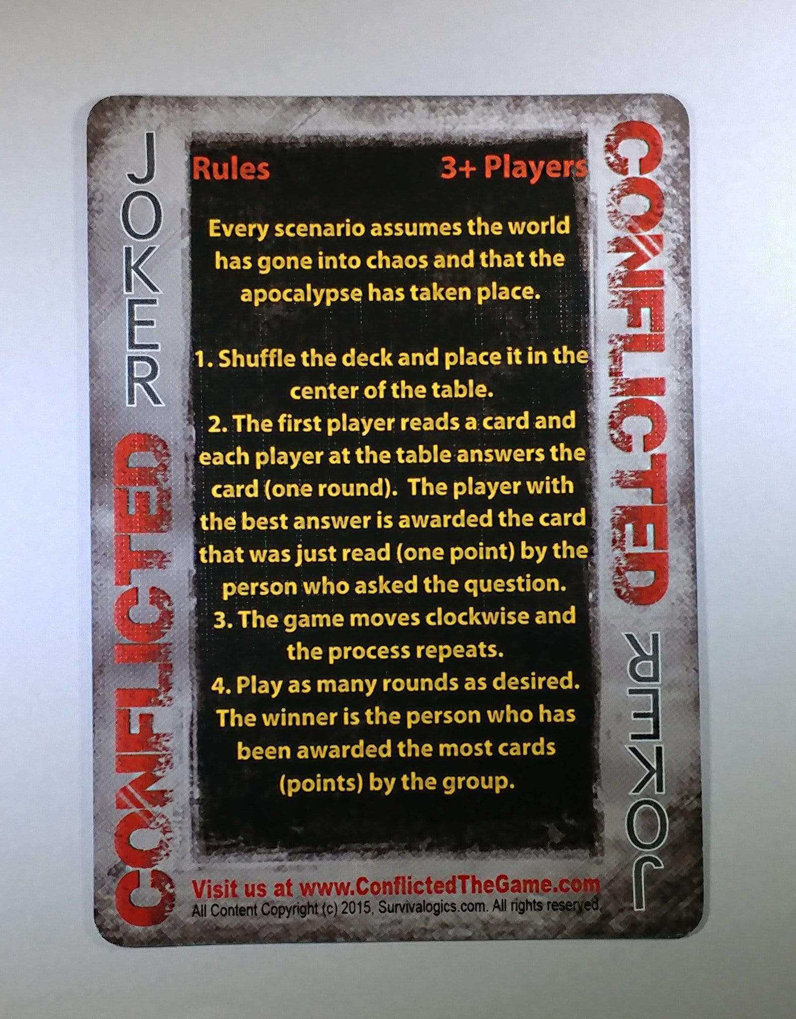 Conflicted: Deck 1 - Downfall - Conflicted the Game