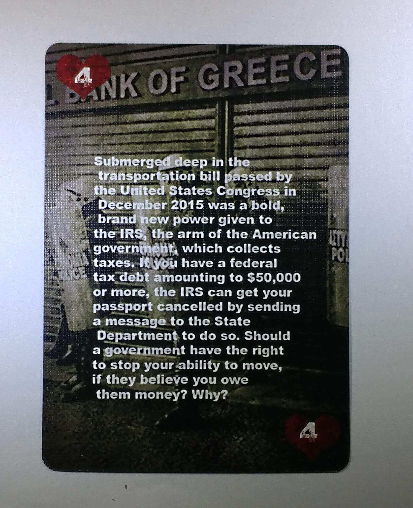 Conflicted: Deck 7 - Financial Collapse - Conflicted the Game